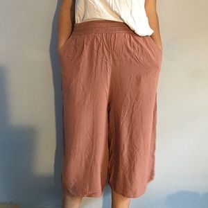 Summer cropped culottes